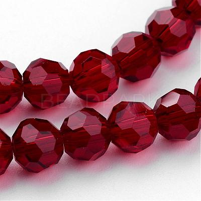 Transparent Glass Bead Strands GLAA-G013-4mm-97-1
