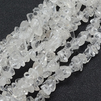 Natural Quartz Crystal Beads Strands X-G-P332-43-1