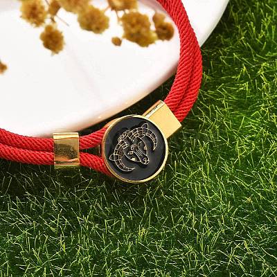 Constellation Nylon Cords Multi-strand Bracelets BJEW-U016-01B-06-1