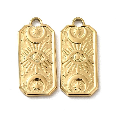Ion Plating(IP) 316L Surgical Stainless Steel Pendants STAS-F302-27G-1