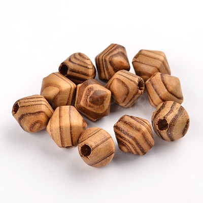 Undyed Natural Wood Beads X-WOOD-Q012-03A-LF-1