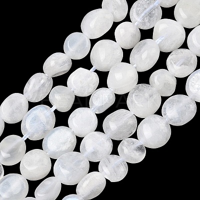Natural Rainbow Moonstone Beads Strands X-G-Q961-27-1