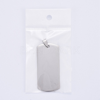 Tarnish Resistant 304 Stainless Steel Big Pendants STAS-I140-19B-S-1