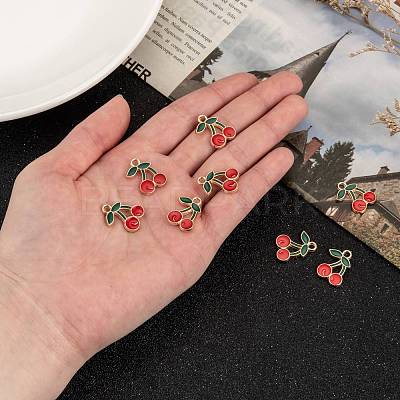 Alloy Enamel Pendants PALLOY-N0118-260-1