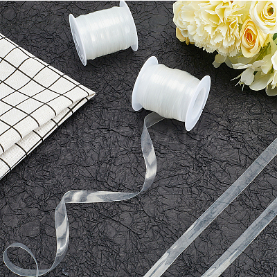 10M Invisible Stretchy TPU Plastic Transparent Elastic Strap EW-GF0001-06-1