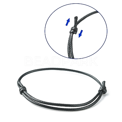 Korean Waxed Polyester Cord Bracelet Making AJEW-JB00011-19-1