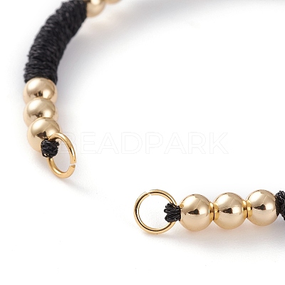 Adjustable Polyester Braided Cord Bracelet Making AJEW-JB00892-01-1