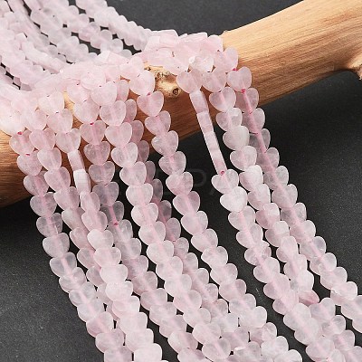 Natural Rose Quartz Beads Strands G-A272-A01-10-1