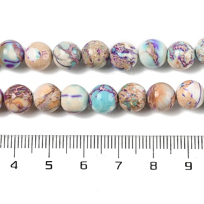 Dyed Natural Regalite/Imperial Jasper/Sea Sediment Jasper Beads Strands G-B124-C01-20-1