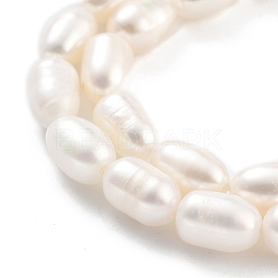 Natural Cultured Freshwater Pearl Beads Strands PEAR-P062-06E-1