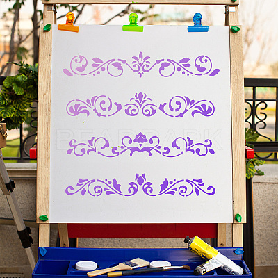 PET Plastic Drawing Painting Stencils Templates DIY-WH0244-200-1