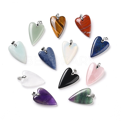 Natural & Synthetic Gemstone Pendants G-E570-01P-1