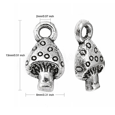 Tibetan Style Alloy Pendants X-TIBEP-A828-AS-1