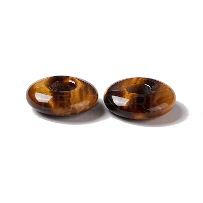 Natural Tiger Eye Pendants G-E135-03K-1