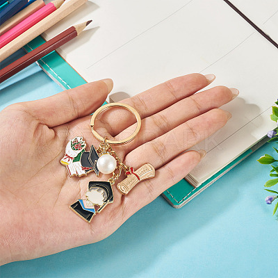 Acrylic & Alloy Enamel Keychain KEYC-TAC00054-1