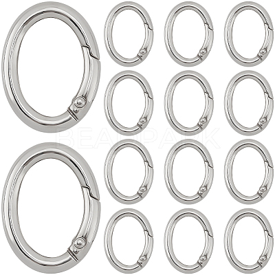 20Pcs Zinc Alloy Spring Gate Rings FIND-SP0004-30P-1