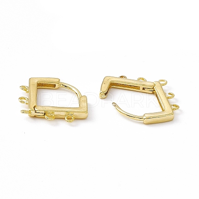 Brass Hoop Earring Finding KK-A172-17G-1