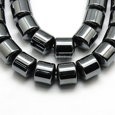 Grade AA Non-magnetic Synthetic Hematite Column Beads Strands X-G-F161-06E-1