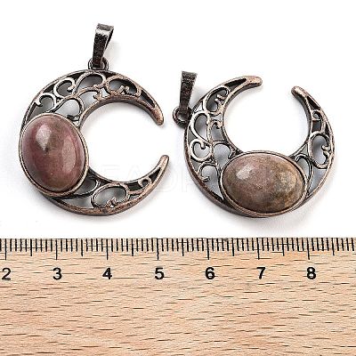 Natural Rhodonite Pendants G-L602-01R-15-1