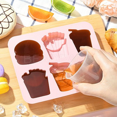 Burger French Fries Drink shaped Silicone Molds ST-CJ0043-056-1