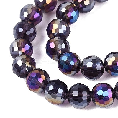 Transparent Glass Beads Strands GLAA-Q107-02A-20-1