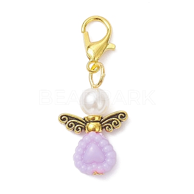 Angel Acrylic Pendant Decorations HJEW-JM04015-02-1