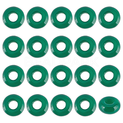 20Pcs Dyed Natural Malaysia Jade European Beads FIND-ME0003-87A-1