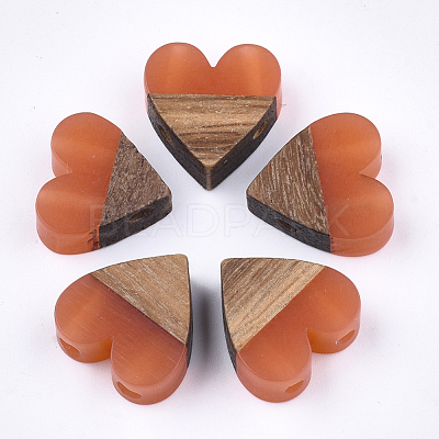 Resin & Walnut Wood Multi Strand Links RESI-S367-12A-07-1