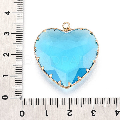 Transparent Glass Pendants KK-N283-01D-G-1