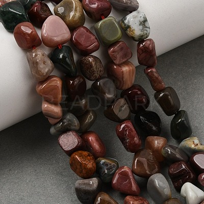 Natural Alashan Agate Beads Strands G-Q060-E19-02-1