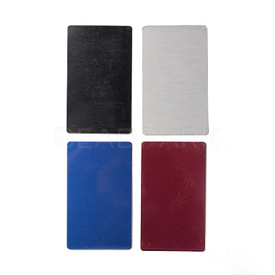 Aluminium Blank Name Cards DIY-XCP0002-57-1