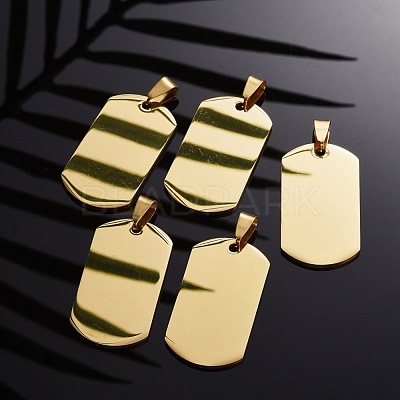 304 Stainless Steel Big Pendants STAS-I140-19F-G-1