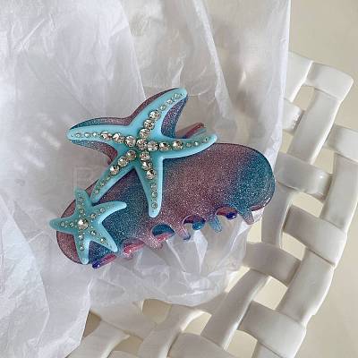 Acrylic Claw Hair Clips PW-WGB714C-01-1