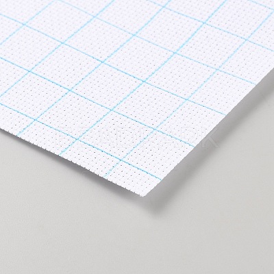 Cotton Square Cross-Stitch Fabric DIY-WH0349-329-1