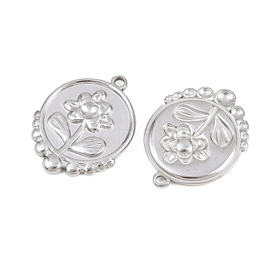 304 Stainless Steel Pendants Cabochon Settings STAS-L317-30P-1