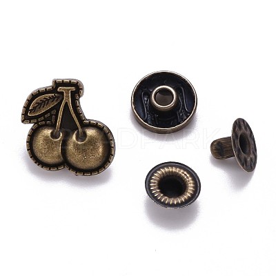 Brass Snap Buttons SNAP-S012-002-RS-1
