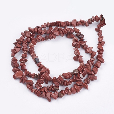 Natural Red Jasper Bead Strands X-G-R192-20-1