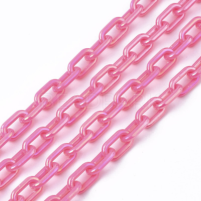 Acrylic Opaque Cable Chains X-PACR-N009-002F-1