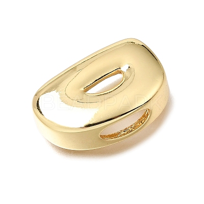 Brass Slide Charms KK-E802-33G-D-1