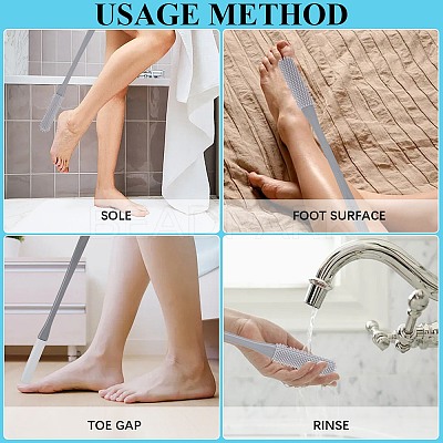 2Pcs PP Plastic Clean Brushes AJEW-CN0004-14B-1