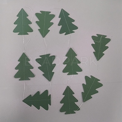 Paper Christmas Tree AJEW-WH0401-84C-1