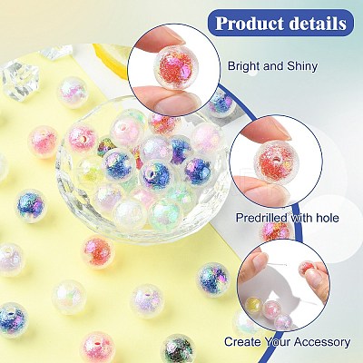 50Pcs Transparent Acrylic Beads OACR-CJ0001-37-1
