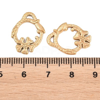 304 Stainless Steel Pendants STAS-F366-03G-1