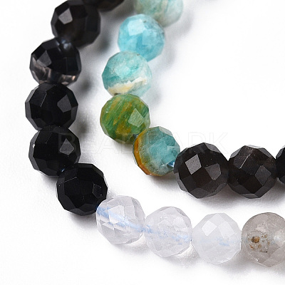 Natural & Synthetic Mixed Gemstone Beads Strands X-G-D080-A01-01-02-1