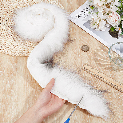 1M Acrylic Fiber Faux Fur Ribbon OCOR-BC0009-20E-1