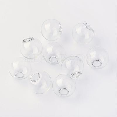 Round Mechanized One Hole Blown Glass Globe Ball Bottles BLOW-R001-10mm-1