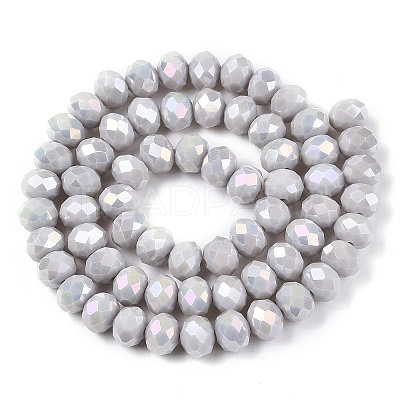 Electroplate Glass Beads Strands LS-EGLA-A044-P8mm-B19-1