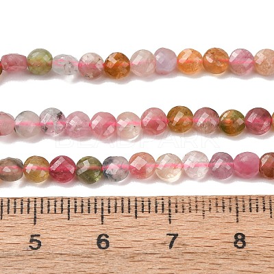 Natural Multicolor Tourmaline Beads Strands G-D110-F02-03-1