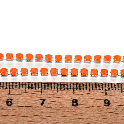 Iron Rhinestone Cup Chains CH-T006-01A-07-1