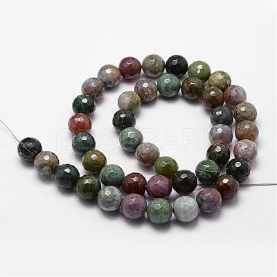 Natural Indian Agate Beads Strands G-D840-51-10mm-1